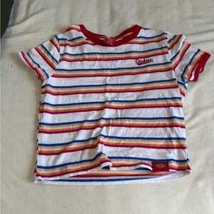 Dickies Red Stripe Rib Trim Tee